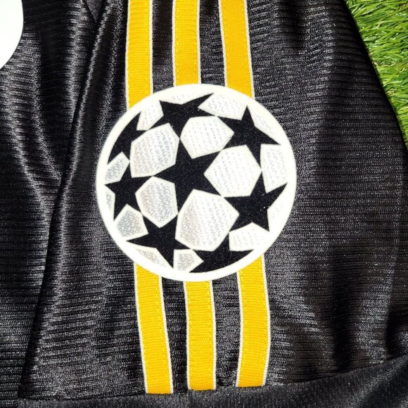 Redondo Real Madrid Black Away UEFA FINAL 1999 2000 Soccer Jersey M SKU# 627113 - Picture 5 of 10